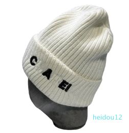 Classic Autumn Winter Hot Style Hats Men and Women Fashion Brand Letter Universal Knitted Cap Autumn Wool Outdoor Warm Skull Caps