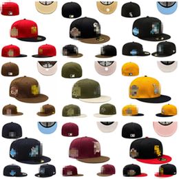 Unisex Outdoor Mens Canvas Baseball Caps Designer Hats Embroidery Adult Flat Hip Hop Closed Mesh sun Beanies cap 7-8