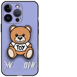 Cell Phone Cases Fashion Designers Phone Case for IPhone 15 14 Pro Max 13 12 11 7p8p Left Right Card Leather bear designer phonecases classic Phones Cover 231263PE 74V5