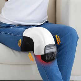 Leg Massagers Infrared Heating Knee Massager Electric Air Pressure Physiotherapy Kneecap Treasure Shoulder Elbow Massage Joint Pain Relief 231205