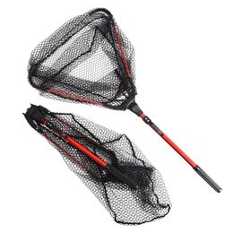 Telescoping For Fishing Pole Foldable Aluminium Alloy Retractable Landing Net Fishing Net341l