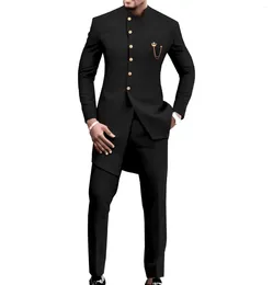 Men's Suits Profession Suit Jacket Blazer Pants Long Coat Business Design Fashion 2 Pieces Casual For Wedding Boutique