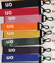 lu Fashion Yoga Keychain Women Fitness Running Elastic lanyards High Quality pcs per lot