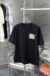 xinxinbuy Men designer Tee t shirt Paris Letter embroidery 1854 short sleeve cotton women Black white blue Grey red S-XL