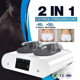 OED/OEM Body Training Fat Cellulite Burning HIEMT RF Machine Non-exercise Fitness Muscle Gain Curve Shaping Dual Handles Instrument