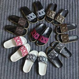 Designer Slipper Women Slipper Graphy Slippers Brown Fabric Braid Slide Fashion Baguette Buckle Sandals Letter Summer Slipper Outdoor Lazy Shoe