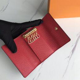 Men Wallet Door Pocket Car Designer 6 Key Holder Pouch Card Coin Purse Keyring Women Luxury Classic Hasp Six Keys Ring Fashion Key207w