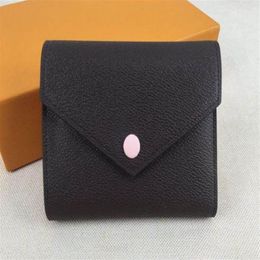 real leather multicolor coin purse date code short wallet Card holder women man classic zipper pocket M41938336a