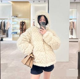 Jackets Women's Nanyou High end Woollen Coat Early AutumnWinter 3D Full Letter Jacquard Pattern Wool 38WE