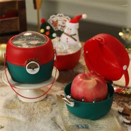Christmas Decorations Festive Beautifully Candy Box Creativity Holiday Theme Packaging Gift Tote Bag Wear-resistant