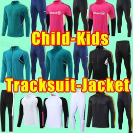 Child Kids Tracksuit Jacket DI MARIA 23 24 juventus soccer tracksuits VLAHOVIC POGBA 10 BREMER 3 CHIESA McKENNIE LOCATELLI shirts 2023 2024 KOSTIC long sleeve 10-18