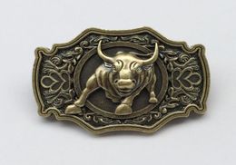 New Arrival 3D Bull Solid Brass Belt Buckle Western Metal Cowboy SWBY741 suitable for 4cm wideth belt with continous stock9184555