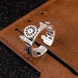 Cluster Rings 2021 Creative Urban Retro Style Ring London City Finger British Building For Women Cocktail Holiday Gift Fashion250w