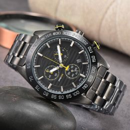 High quality High-end mens watch designer watches luxury Quartz watch fashion Steel Solid strap strip Watch Ti0956