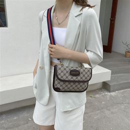 75% Off Bag women's bag new fashion wide shoulder strap small square holding envelope Single Shoulder Messenger284G