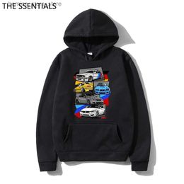 Men's Hoodies Sweatshirts Classic E30 E46 E92 F80 M3 E36 Hoodies Fashion Men Graphic Initial D Hoodie Unisex Hip Hop Pullover Sweatshirt Car Graphic Hoody Q231206