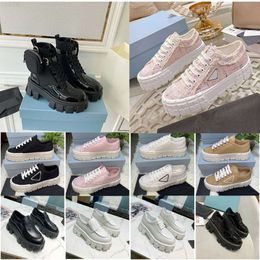 Top Designer Boots Shoe Casual Monolith Black Leather Shoes Increase Platform Sneakers Cloudbust Classic Patent Matte Loafers Trainers boots Rubber luxury Martin
