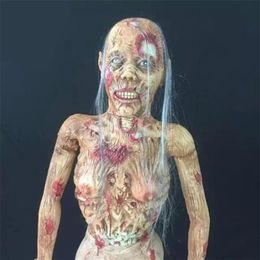 Very Horror Halloween Decoration Creepy Zombie Ghost Scary Bloody Body Zombie Escape Haunted House Bar Props Y201006247C