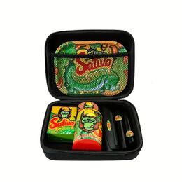 1 Set, Smoking Tool Set, Grinder Set, Rolling Tray, Spice Grinders, Cigarette Roller, Tank Holder, Cigarette Storage Tube, Container, Storage Bag, Smoking Accessaries