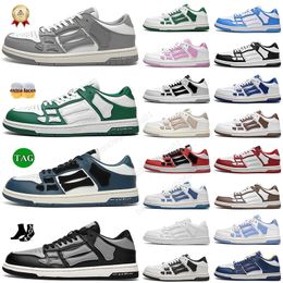 Authentic Men Women Casual Shoes Skel Top Low High Triple Black White Blue Pink Red Green Bred Trainers Designer Sneakers Jogging Brand Outdoor Jogging Runner