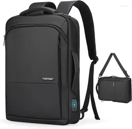 Backpack MARK RYDEN Slim Laptop 3-way Carry For Men Fits 15.6 Inch