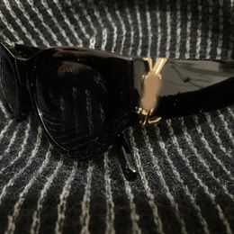 Y French luxury brand designer Cat Eye Women Sunglasses Fashion UV400 Shades Sunglasses for Woman Black frame Eyeglass Beach
