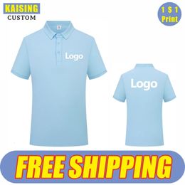 Men s Polos KAISING Polo Shirt Custom Personal Company Group Embroidery Summer Breathable Tops Print Men Women Clothing Size S 4XL 2023 231206