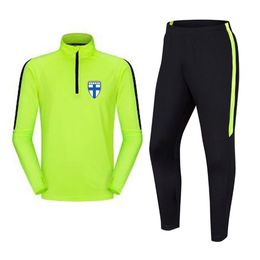 Finland national football team Men's Clothing New Design Soccer Jersey Football Sets Size20 to 4XL Training Tracksuits For Ad250L