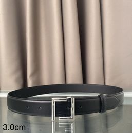 Fashion Accessories Simple Design Belt Men Ladies Gold Silver Buckle Belts Classic Belt Business8481862