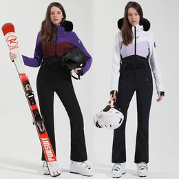 Other Sporting Goods Skiing Suits Winter Ski Suit Women Slim Girdle Warm outdoor snowboarding jacket windproof waterproof Jumpsuits Skiing Set 231205
