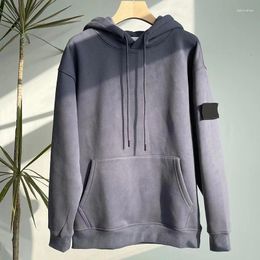 Men's Hoodies Autumn Fashion Thickened Winter 9 Colours Pocket Women Sweatshirts Classic Hooded Velvet Casual Sweater