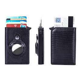 Wallets Men Women Card Cover Anti-theft Smart Wallet Tracking Device Slim RFID Holder For Air Tag2171