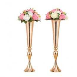 Wedding aisle walkway Flower Road Lead DIY party decor luxury props wedding Centrepieces table vase flower holder Home ornament Supplies