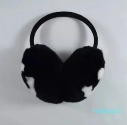 Ear Muffs Classic winter earmuffs female rabbit fleece brand fashion warm plush