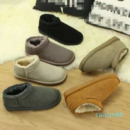 New short boots women snow chestnut classic popular flat plush autumn and winter very suitable to wear