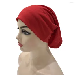 Ethnic Clothing Plain Solid Color MuslimTube Hat Dreadlocks Bands Long Hair Bonnet Turban Islamic Cap