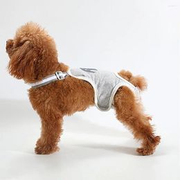 Dog Apparel Durable Physiological Pants Leak-proof Internal Pad Pocket Striped Pattern Sanitary Diaper Pet Supplies