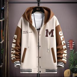 Men s Jackets S 6XL Hooded Pockets Cargo Jacket Clothing Spring Autumn Japanese Fashion Loose Male Coat Baseball Jersey 231206
