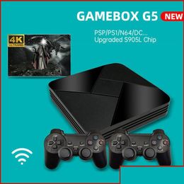 Nostalgic Host Game Box G5 S905L Wifi 4K Hd Super Console X More Emator Games Retro Tv Video Player For Ps1/N64/Dc Drop Delivery Acce Dhkic