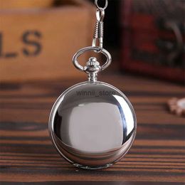 Pocket Watches Mechanical Pocket Watch Fashion Style Pocket Watch with Chains Hand Wind Up Dial Roman NumberalsL231120
