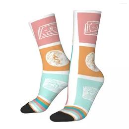 Men's Socks Funny Crazy Compression Sock For Men Dollar Hip Hop Vintage Money Happy Quality Pattern Printed Boys Crew Novelty Gift