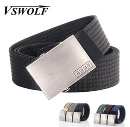 8 Colors Army Nylon Tactical Belt Metal Buckle Men Jeans Belt High Quality Thicken Waist Strap SWAT Hunting Accessory1387085