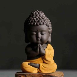 Praying Buddha Silicone Candle Mould Scented Wax Mould Decorated Epoxy Crafts Moulds Aroma Gypsum Silicone Mould H1222173J