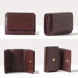 Card Holders Folding Holder Coin Purse Women Customize Men Wallets /ID Vintage Brand Male Wallet High Quality