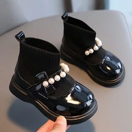 Boots Children Fashion Casual Shoes Soft Bottom Princess Short Girls Comfortable Walking Slip on Sports Boys Kids 231207