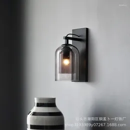 Wall Lamp Long Sconces Black Sconce Living Room Sets Deco Led Lampen Modern Smart Bed Switch Blue Light