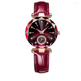 Wristwatches Women Quartz Watch Ladies Wrist Female Clock Leather Watches For Montre Zegarek Damski Drop