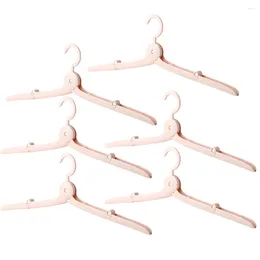 Hangers 6pcs Travel Folding Clothes Clamp Type Drying Racks