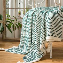Blankets Bedspread Throw Blanket Knit Sofa Blankets Throws For Couch Personality Blanket Summer Luxury Decorative Plaid Bed Blanket deken R231207
