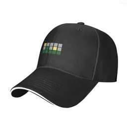 Ball Caps Wordle Hat Game Baseball Cap Logo Trucker Sunscreen Birthday Cosplay Men'S Women'S